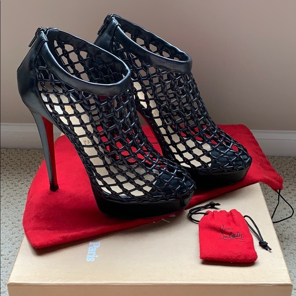 Christian Louboutin Shoes - Christian Louboutin Coussin 140 Caged Booties